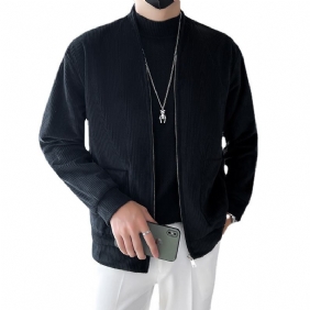 Miesten Klassiset Ulkovaatteet Lämpimät Slim Fit -takit