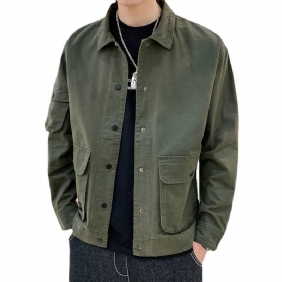 Miesten Vapaa-ajan Ulkovaatteet Trend Workwear -takit