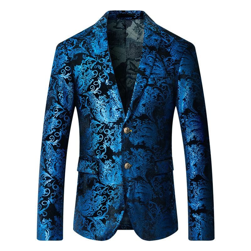 Blazers Slim Fit Bronzing Miesten Sininen
