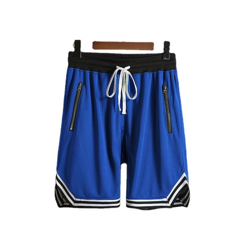 Miesten Shortsit Zip Stripe Color Block Sport
