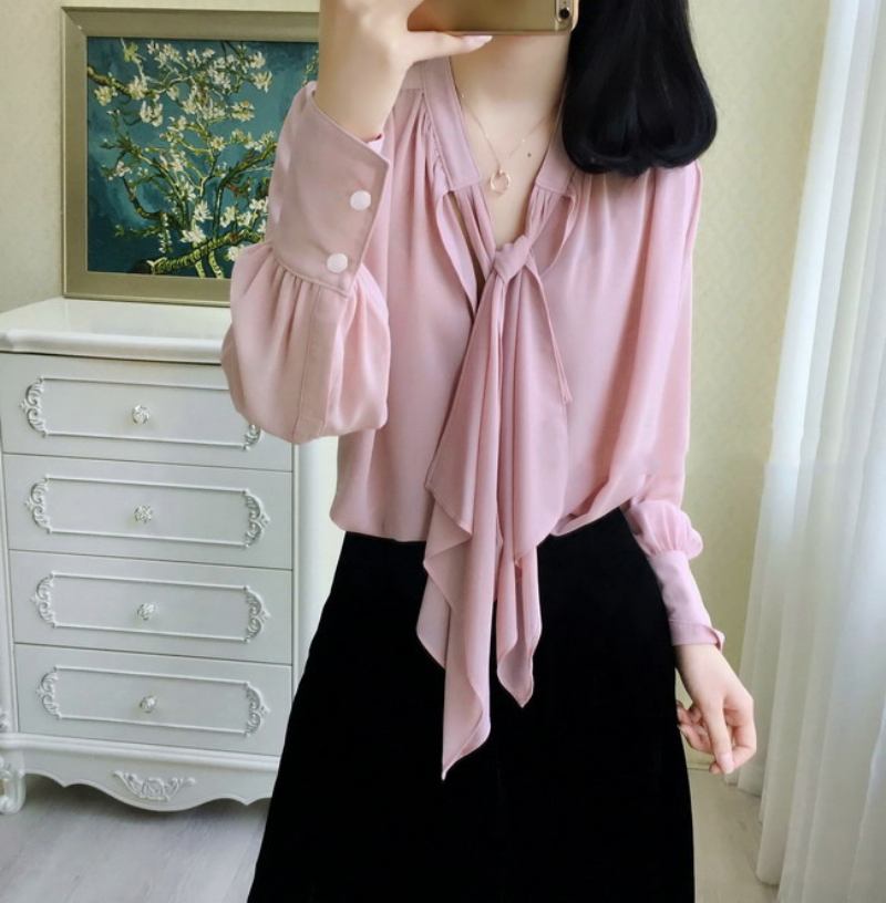 Naisten Paita Loose Chiffon Top