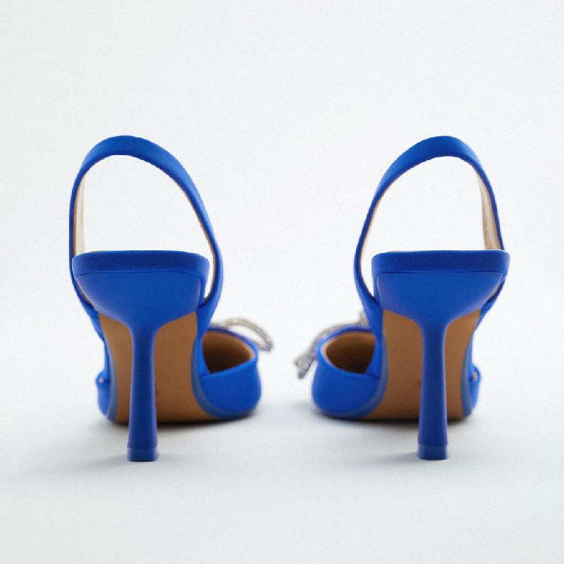 Naisten Kengät Bowknot Korkokengät Tasaiset Uusi Muoti Slingback Muulit Teräväkärkiset Sandaalit